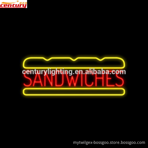 hot sale china factory price sandwiches neon sign